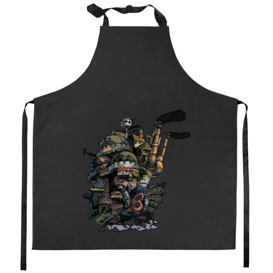 Discover Howl_s Moving Castle Kitchen Aprons