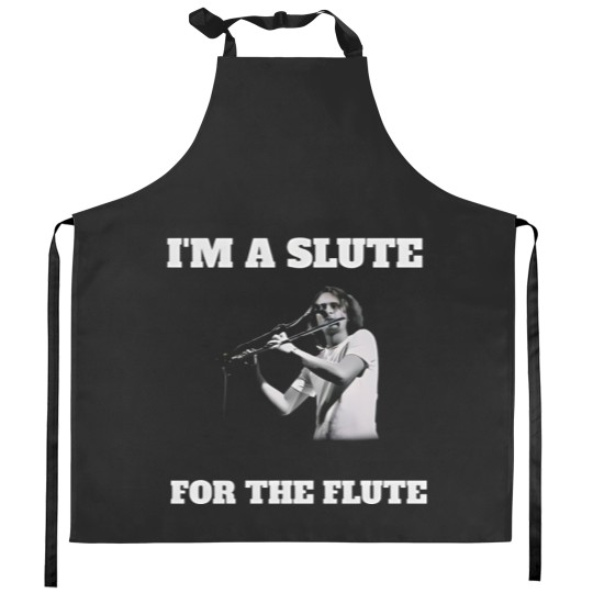 Discover King Gizzard and the Lizard Wizard Kitchen Aprons: I'm a Slute for the Flute