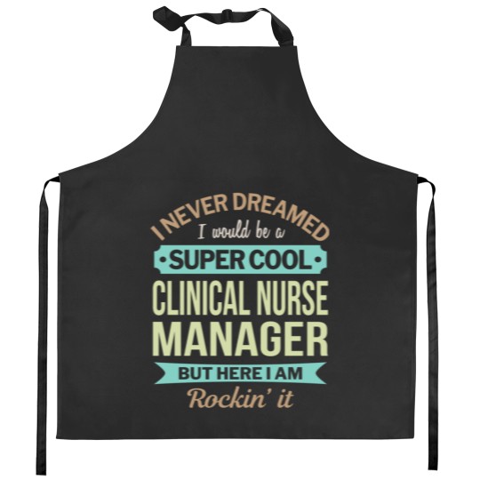 Discover Clinical Nurse Manager Gift Funny Appreciation Pullover Kitchen Aprons