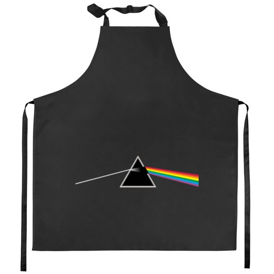 Discover Pink Colorful Flower Floyd with Water Droplets Kitchen Aprons