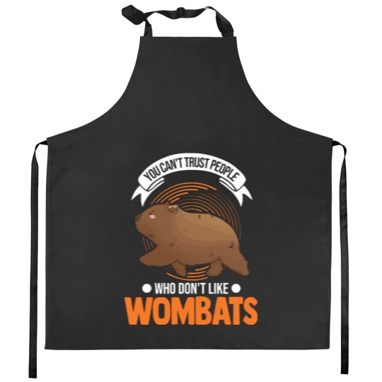 Discover Wombat Australian Wombat Kitchen Aprons