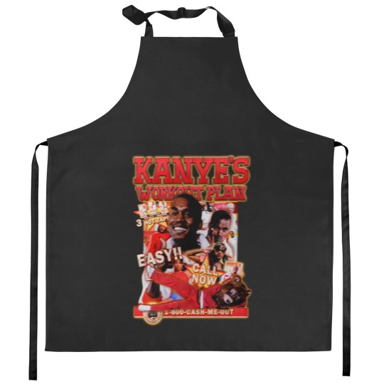 Discover Kanye Workout Plan Vintage Kitchen Aprons