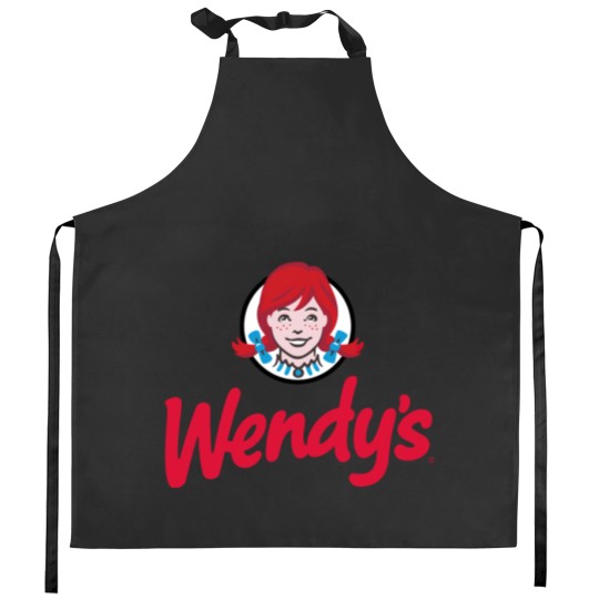 Discover Wendys Fast Food restaurant Logo Kitchen Aprons
