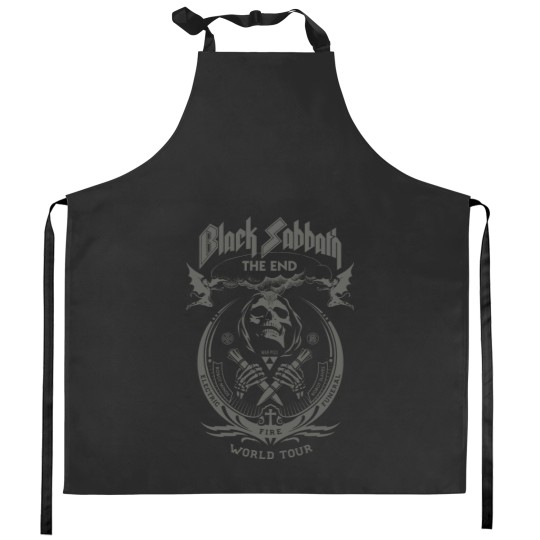 Discover Black Sabbath The End Mushroom Cloud Kitchen Aprons A Rock Off