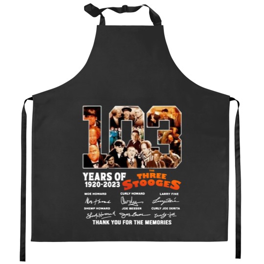 Discover 103 Years Of The Three Stooges Movie Kitchen Aprons, Thank You Kitchen Aprons