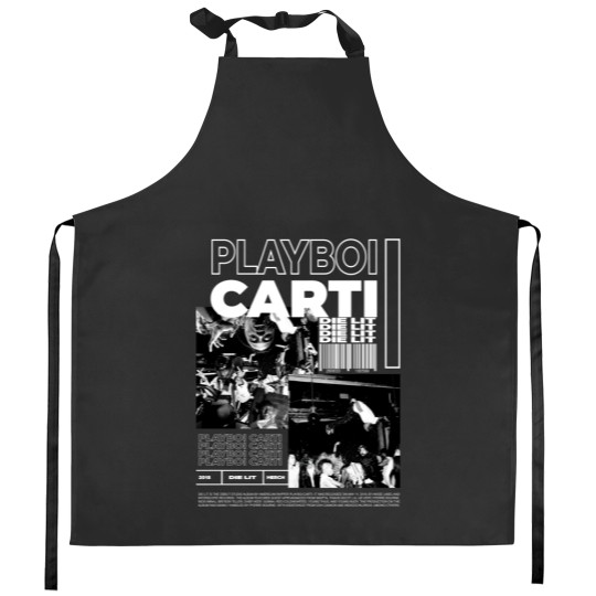 Discover Vintage Playboi Carti Kitchen Aprons Merchandise