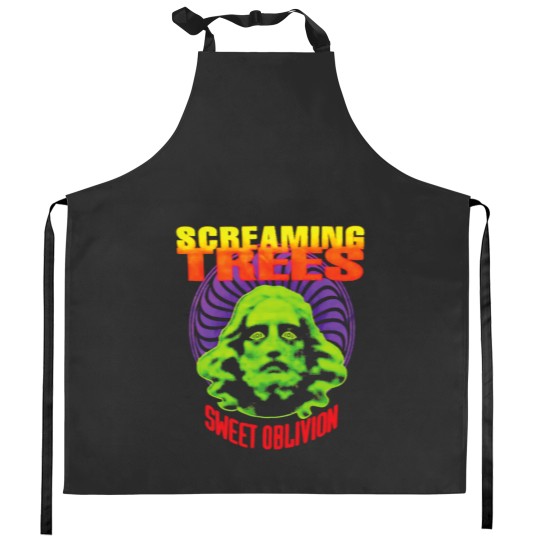 Discover Screaming Trees Kitchen Aprons