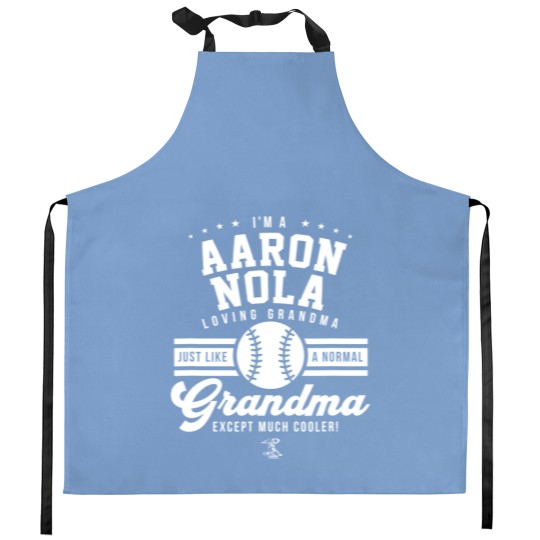 Discover Aaron Nola Im a Loving Grandma Gameday Kitchen Aprons
