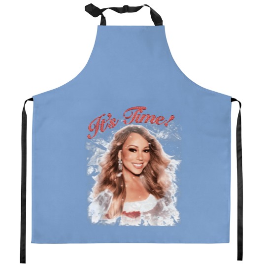 Discover Mariah Carey It's Time Kitchen Aprons, Mariah Carey Merry