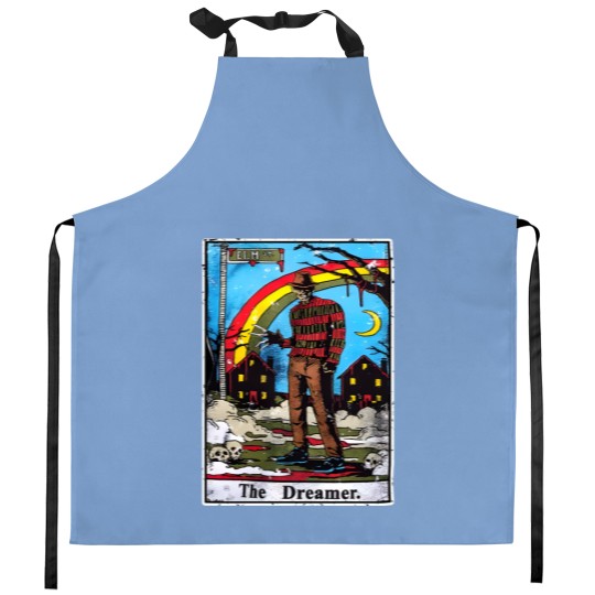 Discover Freddy Krueger The Dreamer Vintage Kitchen Aprons, Halloween Kitchen Aprons