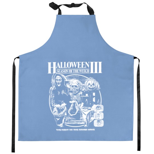 Discover Halloween III 40th Anniversary Kitchen Aprons, Season of the Witch
