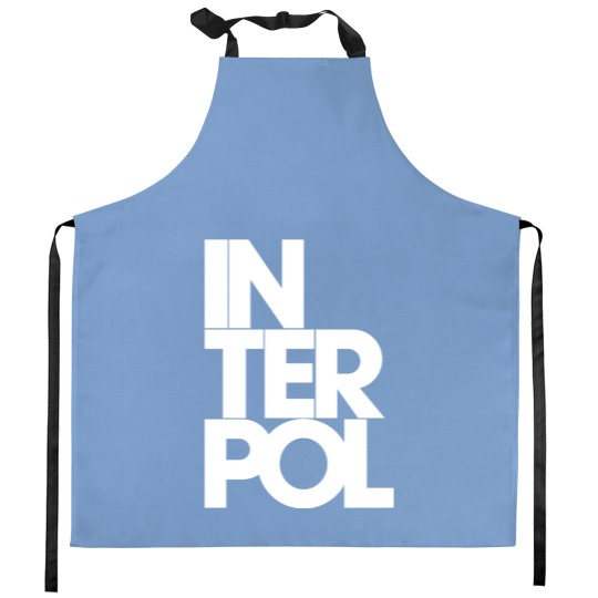 Discover Interpol Band Logo Kitchen Aprons