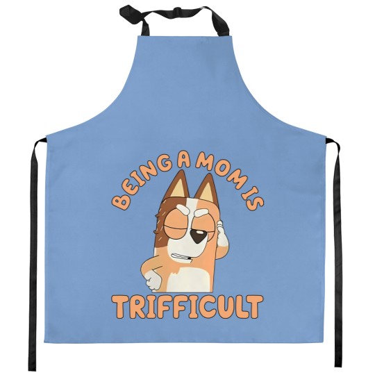 Discover Chilli Heeler Kitchen Aprons for BlueyDad Moms