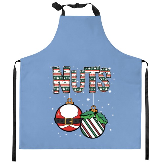 Discover Chest Nuts Christmas Couples Matching Funny Chest And Nuts Christmas Couples Matching Pajamas Kitchen Aprons