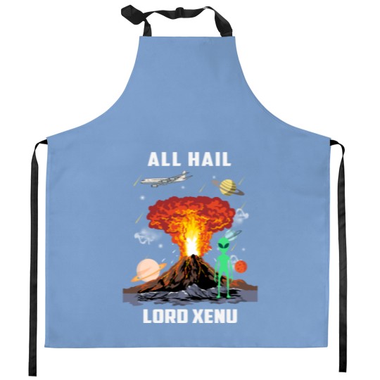Discover All Hail Lord Xenu Kitchen Aprons