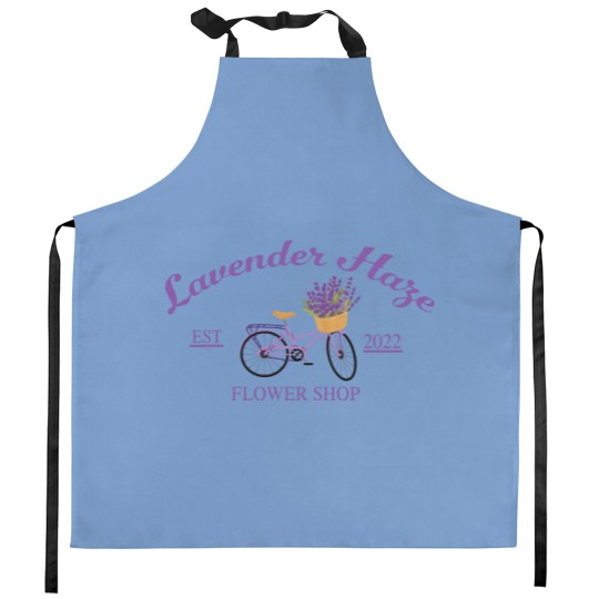 Discover Lavender Haze Embroidered Kitchen Aprons, Embroidered Crewneck