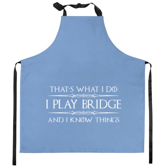 Discover Bridge Player Gift - I Play Bridge Kitchen Apron