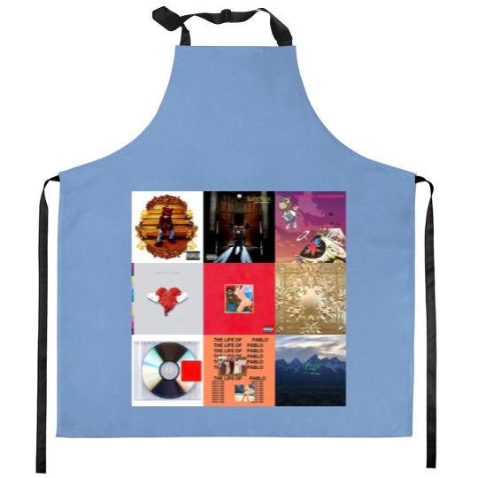 Discover Kanye Albums Kitchen Aprons