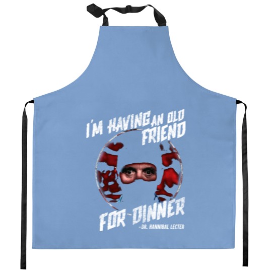 Discover Silence of the Lambs Friend For Dinner Kitchen Aprons