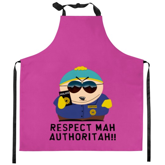Discover RESPECT MAH AUTHORITAH! Temporary design Kitchen Aprons
