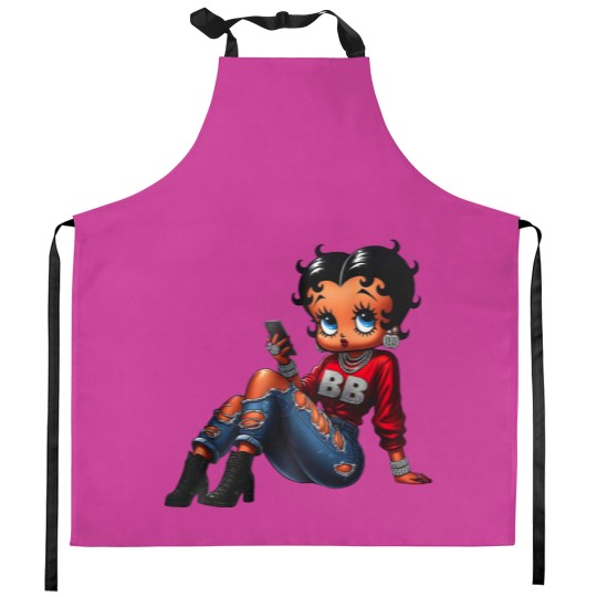 Discover Betty Boop Streetwear Kitchen Aprons