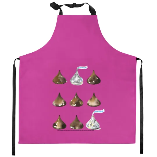 Discover Hersheys Kisses Multiple Grid Design Kitchen Aprons