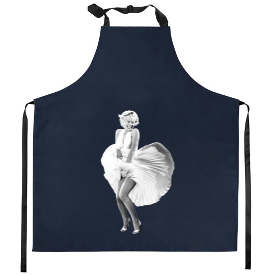 Discover Marilyn Monroe Classic Dress Pose Kitchen Aprons