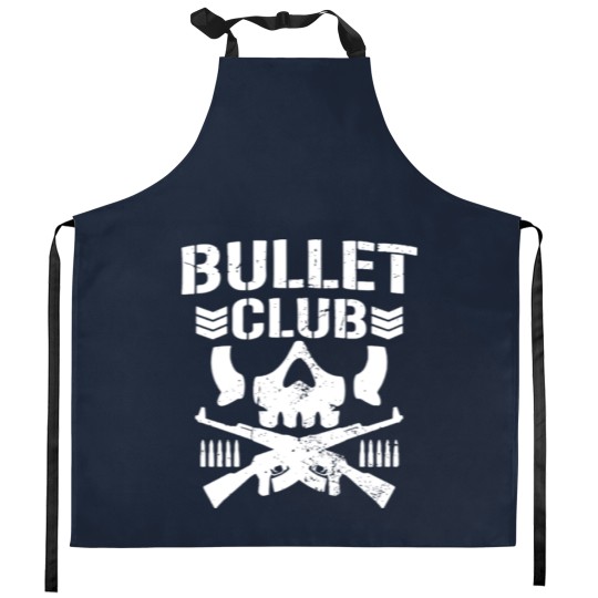Discover Japan Pro Wrestling Bullet Club Bone Soldier Kitchen Aprons