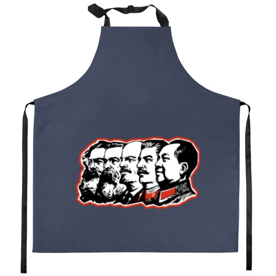 Discover Marx Engels Lenin Stalin Mao Kitchen Aprons