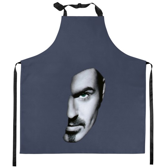 Discover George Michael Face Kitchen Aprons Unisex & Kids Throwback