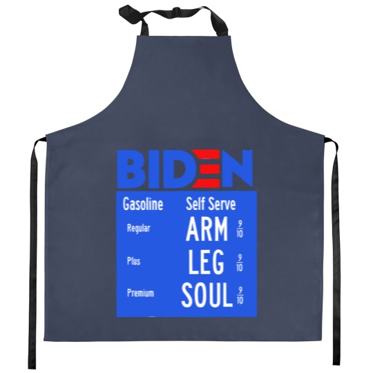 Discover High Prices Inflation Bad Economy Gas Pump Joe Kitchen Aprons