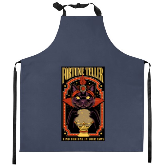 Discover Fortune Teller Kitchen Aprons
