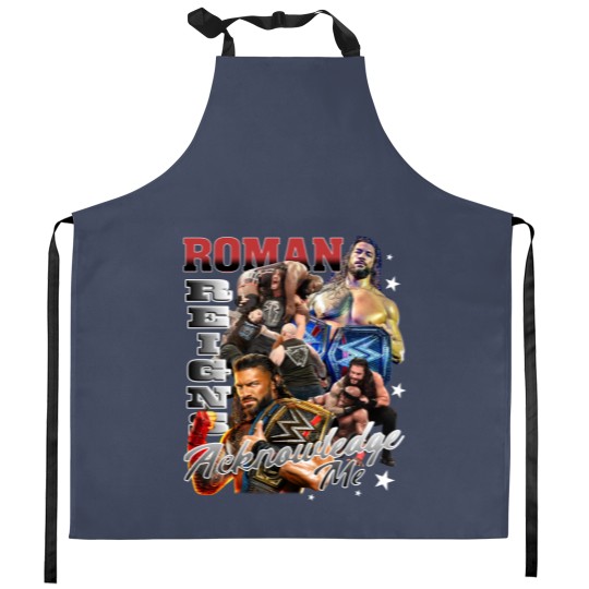 Discover Roman Reigns Bootleg Style Kitchen Aprons, Roman Reigns Kitchen Aprons