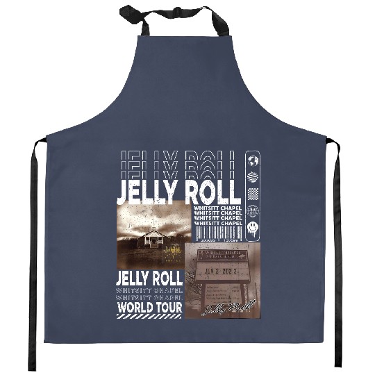 Discover Jelly Roll Music Kitchen Aprons, 90s Y2K Merch Vintage Jelly Roll
