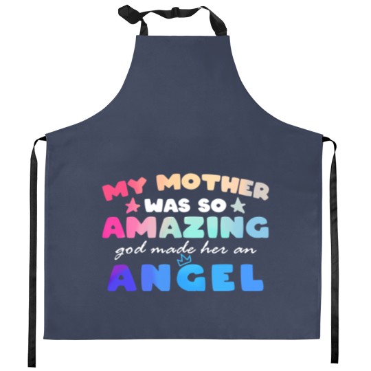 Discover Funny Mother's Day Kitchen Apron - My Mother is an Angel