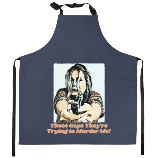 Discover White Lotus Tanya/Gays Kitchen Aprons, White Lotus Kitchen Aprons