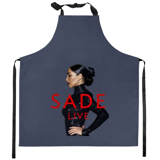 Discover Rare! Sade Adu Live In Concert Cotton Black All Size Men Women Kitchen Aprons