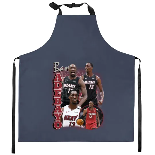 Discover Bam Adebayo Kitchen Aprons, basketball Kitchen Aprons