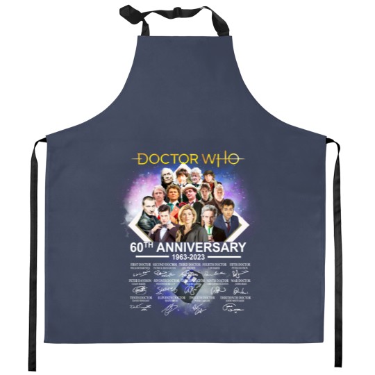 Discover Doctor Who 60th Anniversary 1963-2023 Thank You Kitchen Aprons