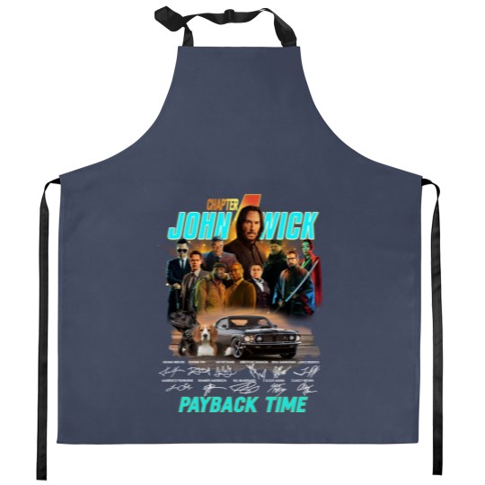 Discover John Wick 4 Kitchen Aprons Tribute