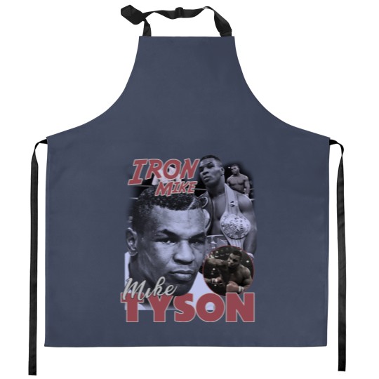 Discover Vintage Iron Mike Tyson Kitchen Aprons