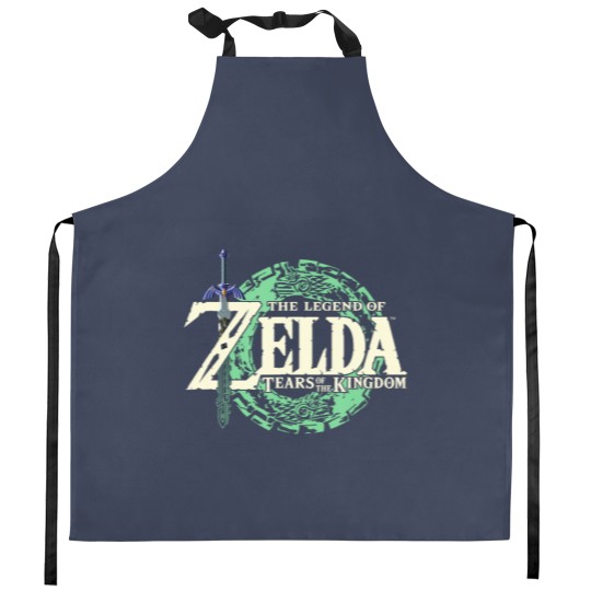 Discover The Legend Of Zelda Tears Of The Kingdom Logo Kitchen Aprons