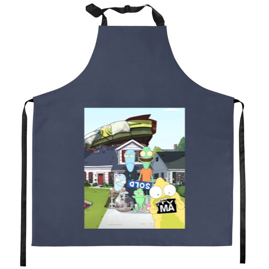 Discover Solar Opposites Kitchen Aprons