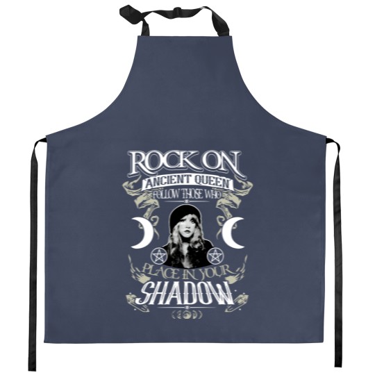Discover VTG Stevie Nicks Kitchen Aprons Black Short Sleeve All Sizes S-5XL