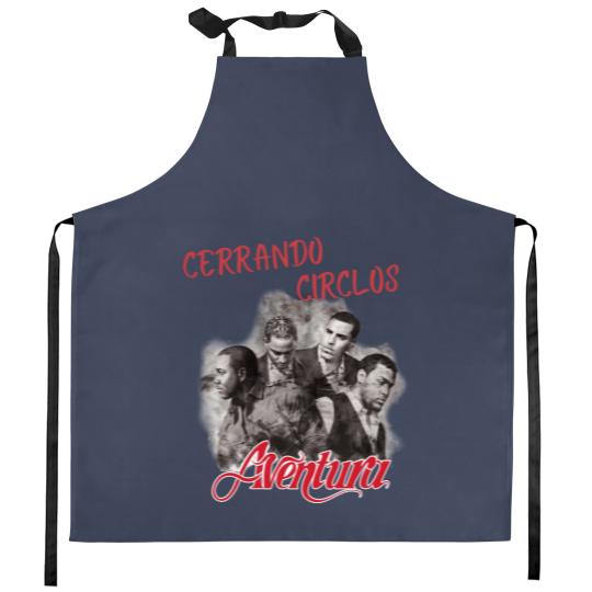 Discover Aventura Cerrando Ciclos 2024,Aventura Album Kitchen Aprons, God's Project Album Kitchen Aprons