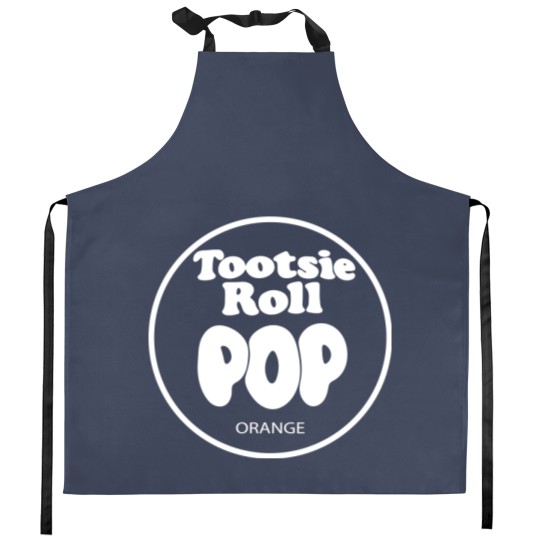Discover Tootsie Roll Pops, Orange Color Kitchen Aprons, Funny Candy Kitchen Aprons, Group Kitchen Aprons