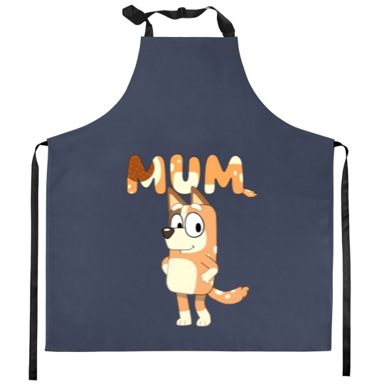 Discover BlueyDad Kitchen Aprons - Chilli Heeler Design