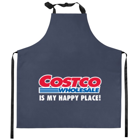 Discover Costco Is My Happy Place Kitchen Aprons