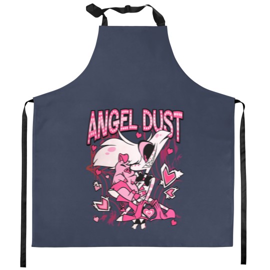 Discover Hazbin Hotel Angel Dust And Fat Nugget Cute Kitchen Aprons