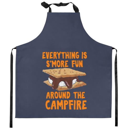 Discover Around The Campfire Camper Camping Campfire Advent Kitchen Aprons